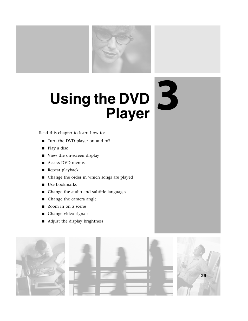 Using the dvd player | Gateway AD-520 User Manual | Page 35 / 92