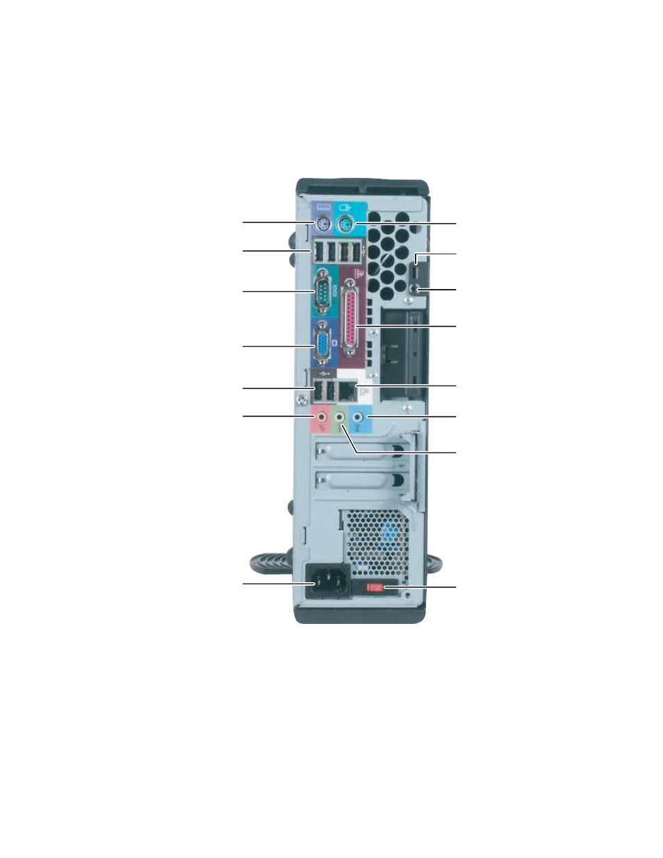 Back | Gateway E-4100 User Manual | Page 14 / 144