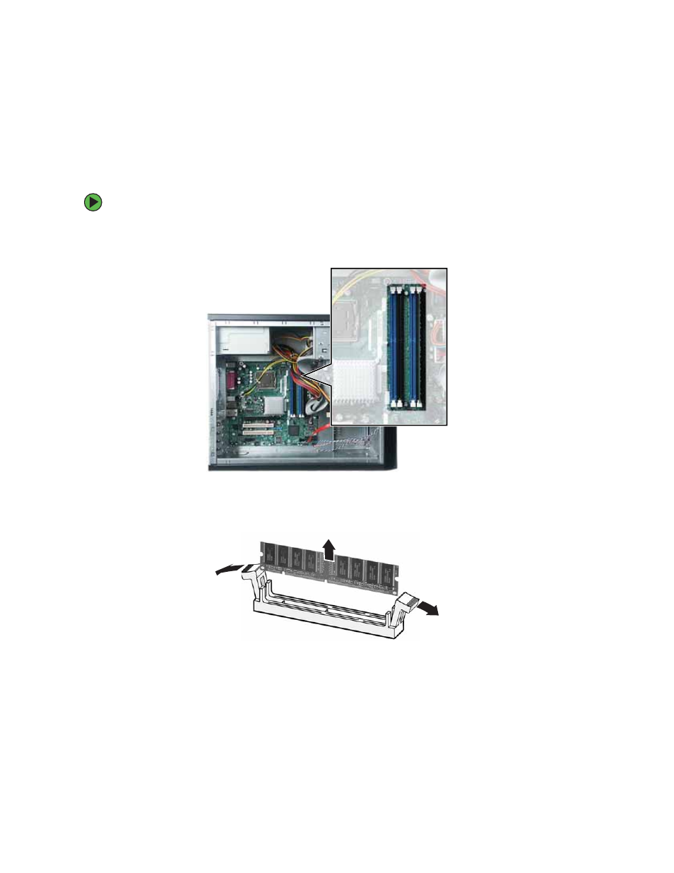 Installing memory | Gateway E-4100 User Manual | Page 70 / 144