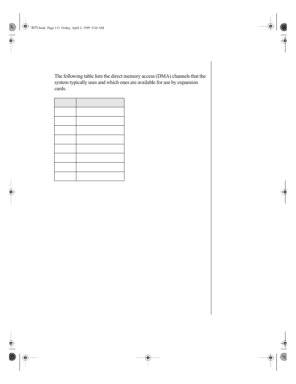 Dma usage | Gateway ALR 7300 User Manual | Page 123 / 138
