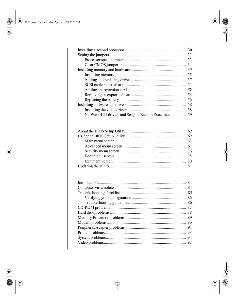 Gateway ALR 7300 User Manual | Page 4 / 138