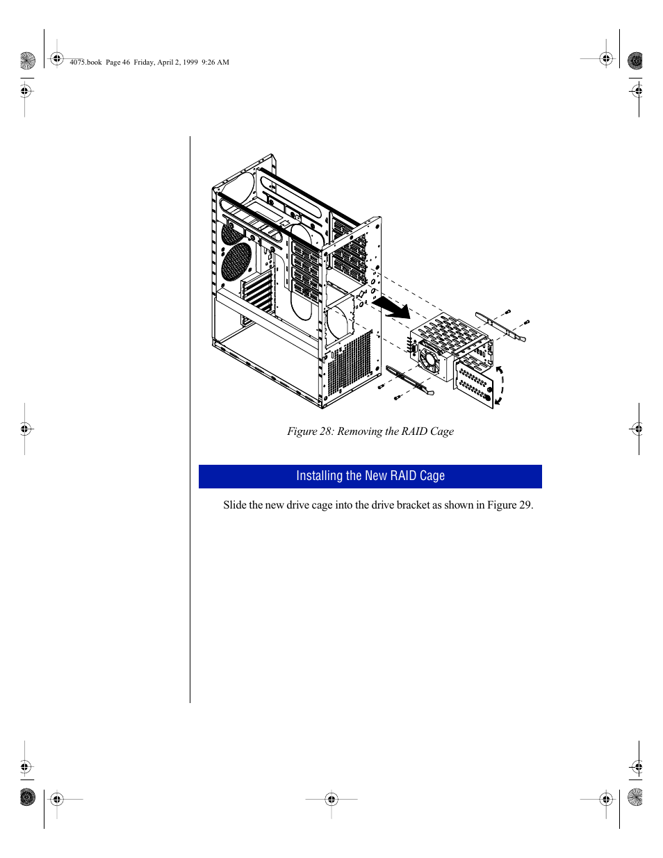 Installing the new raid cage | Gateway ALR 7300 User Manual | Page 56 / 138