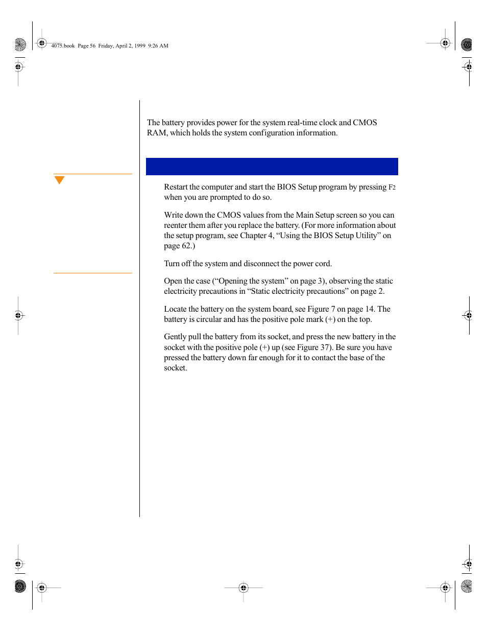 Replacing the battery | Gateway ALR 7300 User Manual | Page 66 / 138