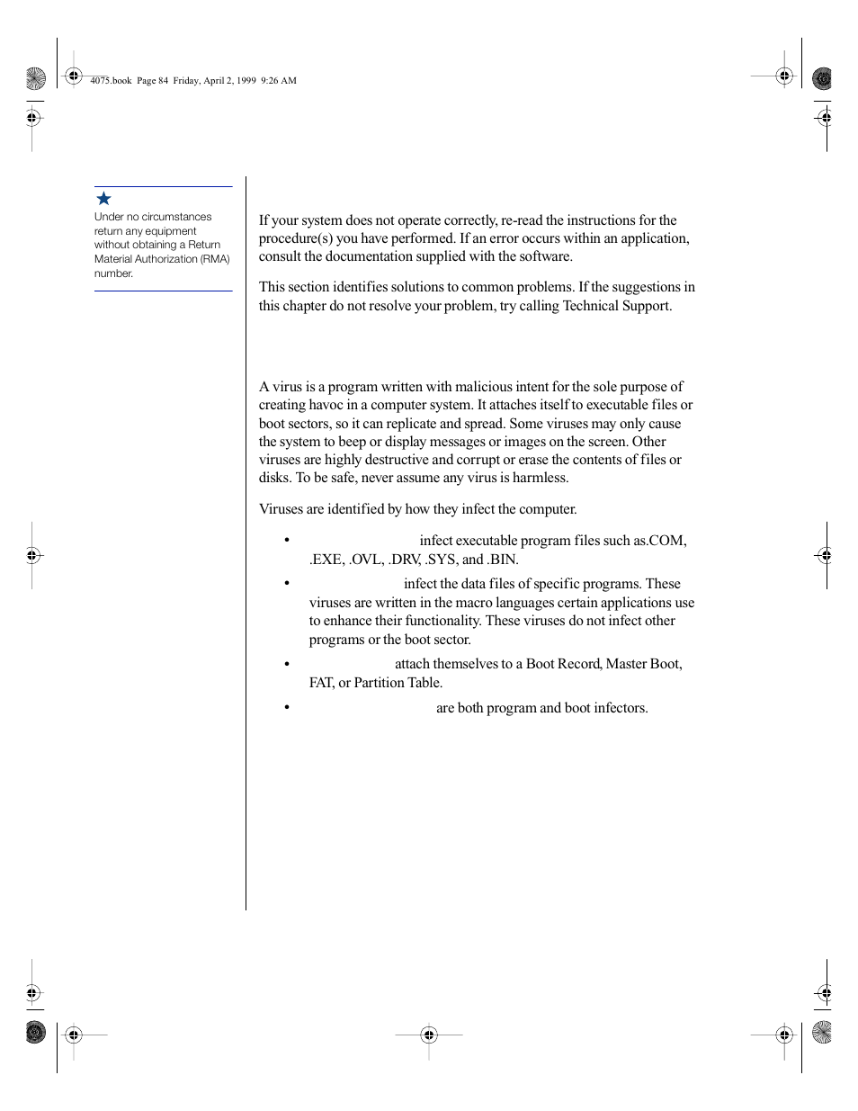 Introduction, Computer virus notice, Introduction computer virus notice | Gateway ALR 7300 User Manual | Page 94 / 138