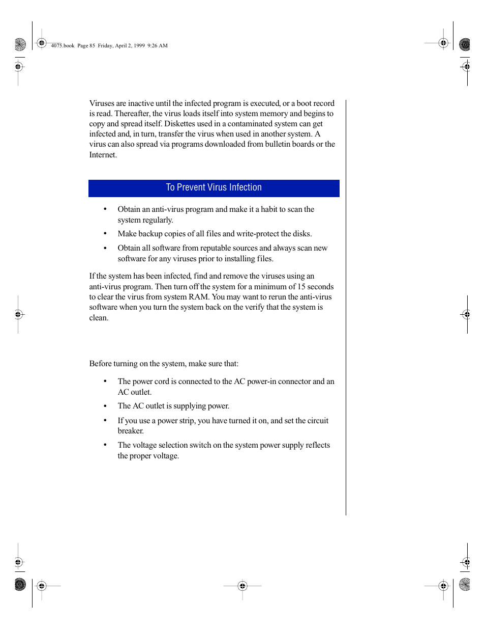 Troubleshooting checklist | Gateway ALR 7300 User Manual | Page 95 / 138