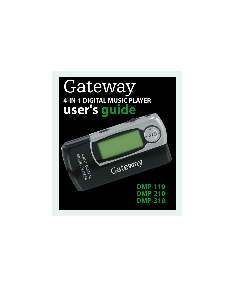 Gateway DMP-110 User Manual | 48 pages