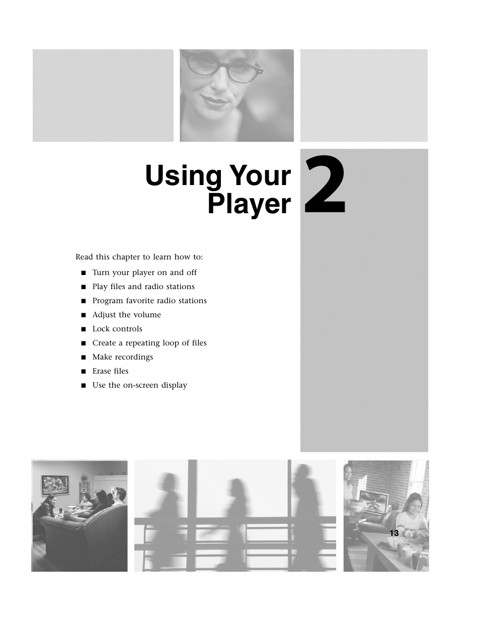 Using your player | Gateway DMP-110 User Manual | Page 17 / 48