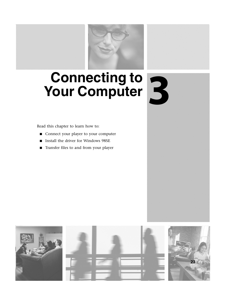 Connecting to your computer | Gateway DMP-110 User Manual | Page 27 / 48