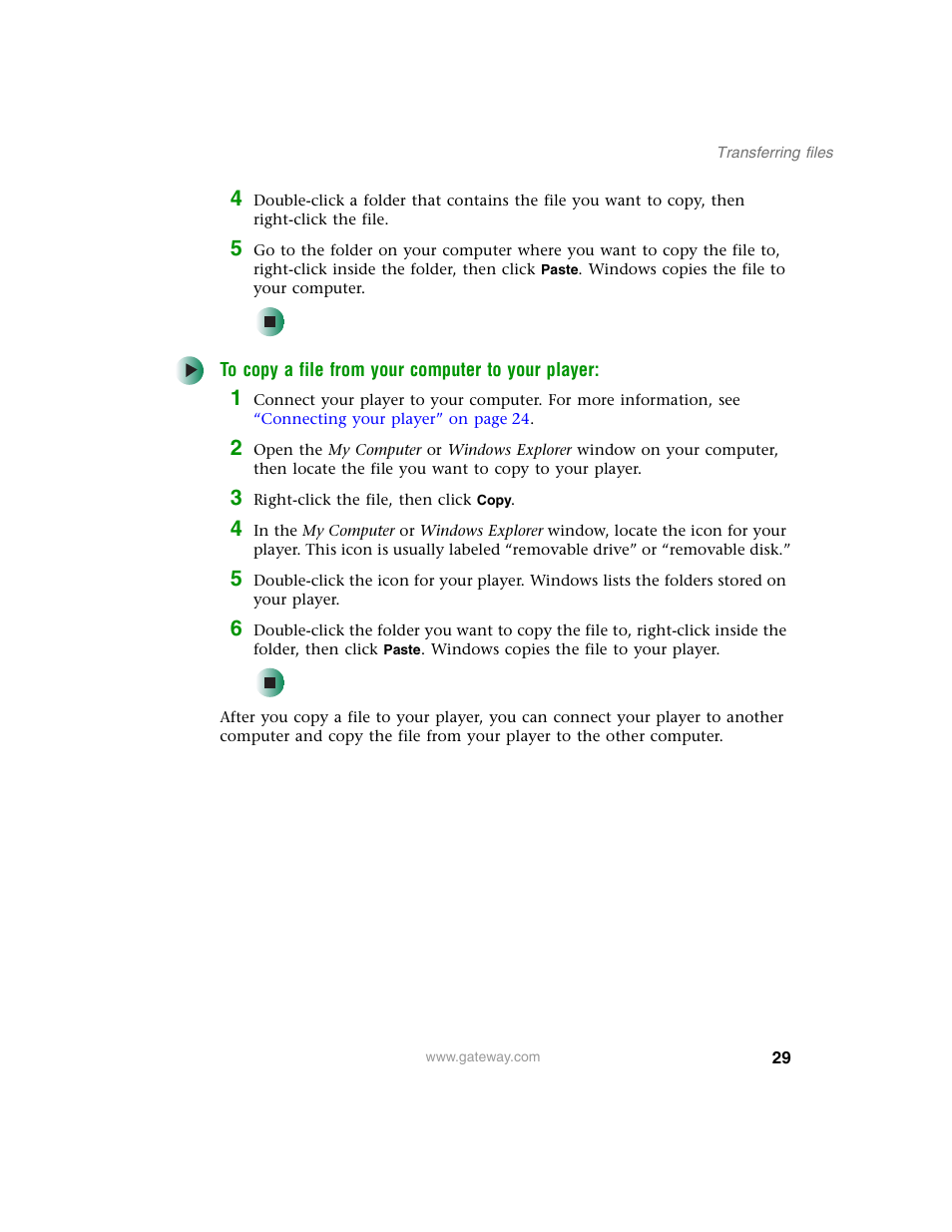 Gateway DMP-110 User Manual | Page 33 / 48