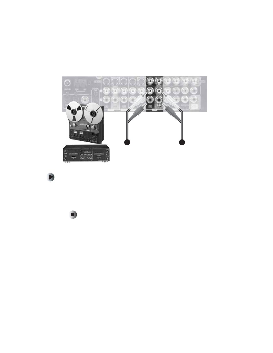 Connecting a tape component | Gateway kas303 User Manual | Page 28 / 122