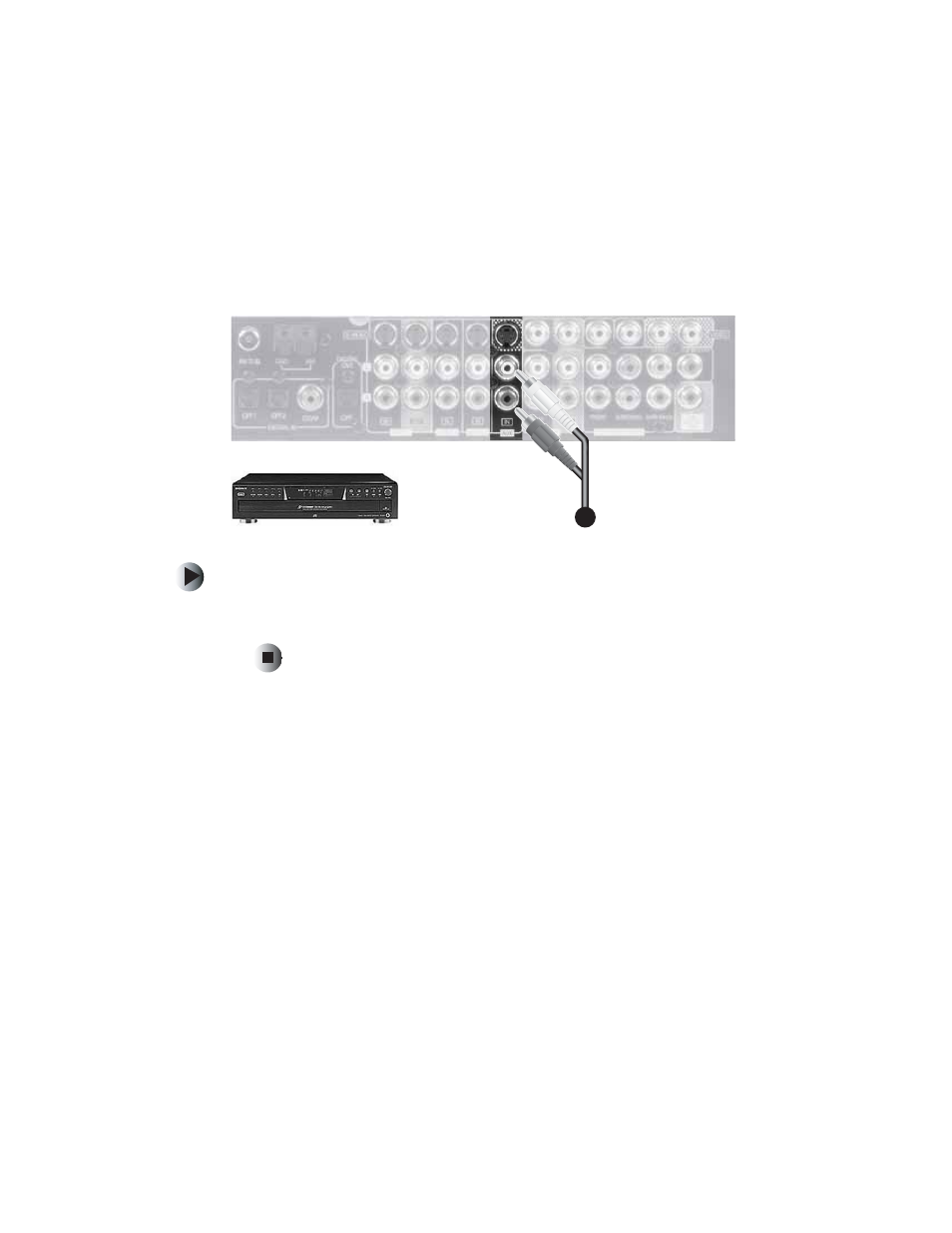 Connecting an aux component | Gateway kas303 User Manual | Page 29 / 122