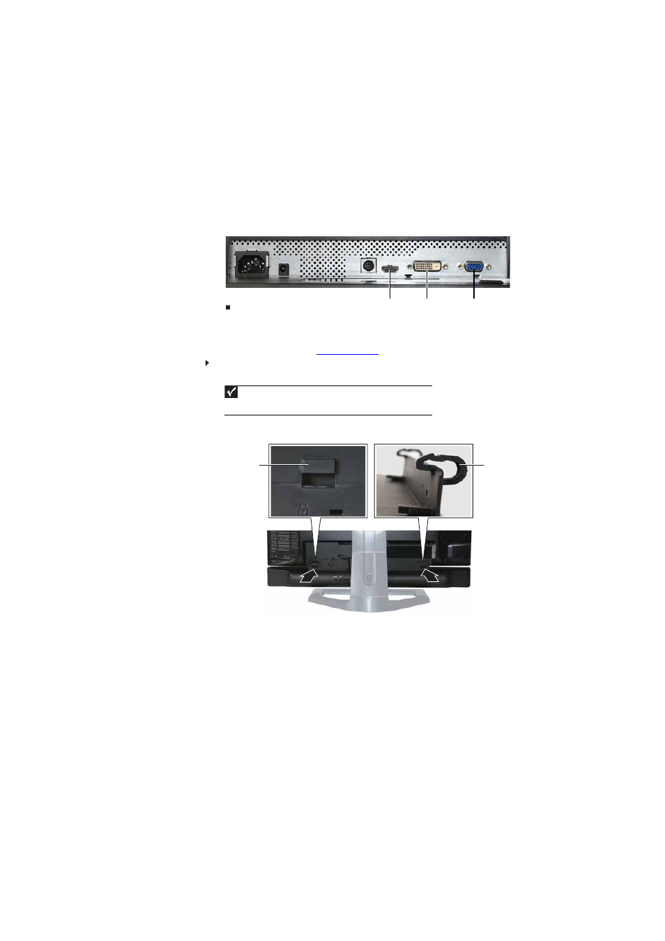 Setting up the optional speaker bar | Gateway HD2401 User Manual | Page 8 / 34