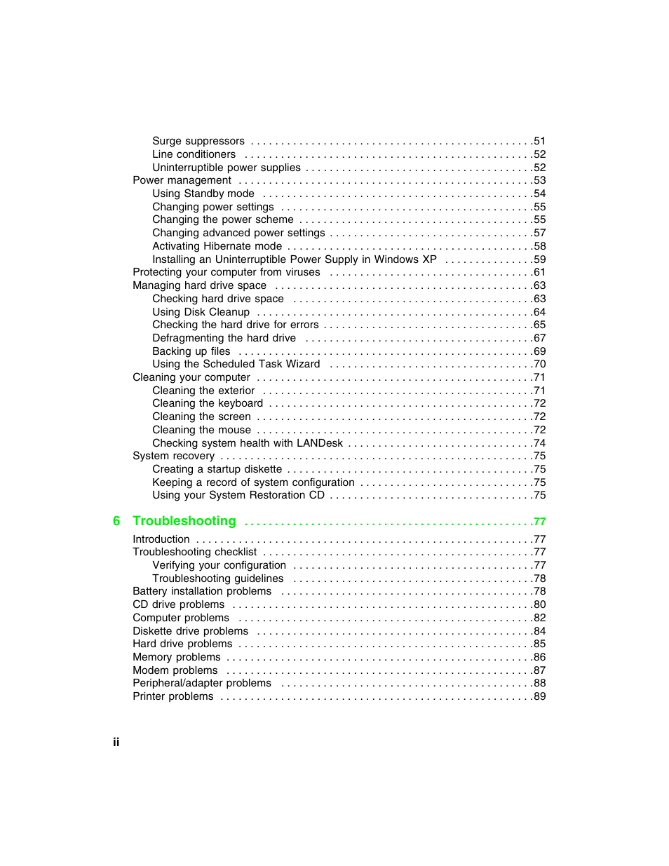 Gateway E-4650 User Manual | Page 4 / 134