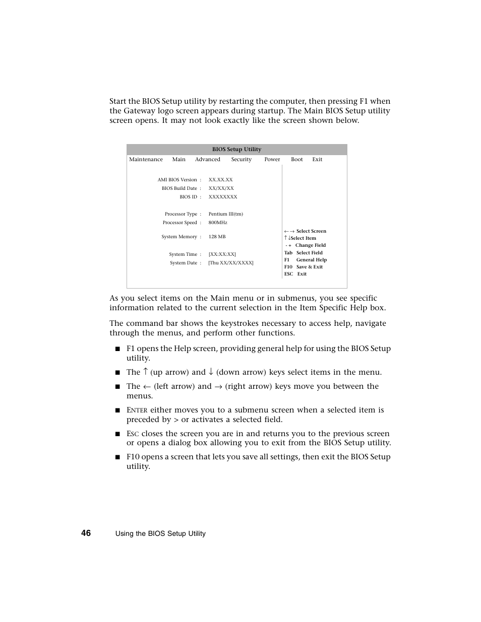 Gateway E-4650 User Manual | Page 54 / 134