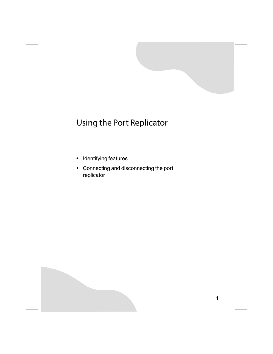 Using the port replicator | Gateway M280 User Manual | Page 3 / 16