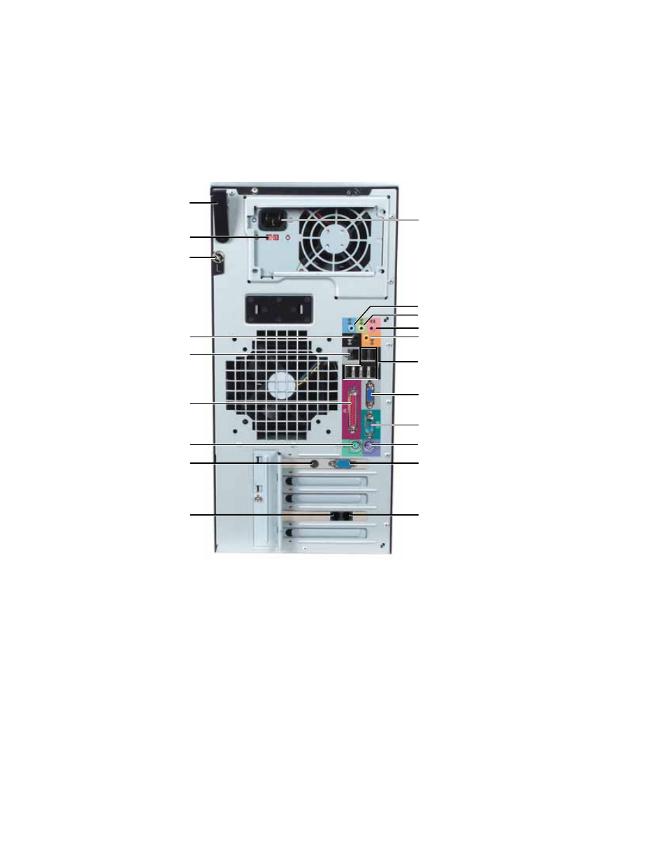 Back | Gateway E-6300 User Manual | Page 16 / 136