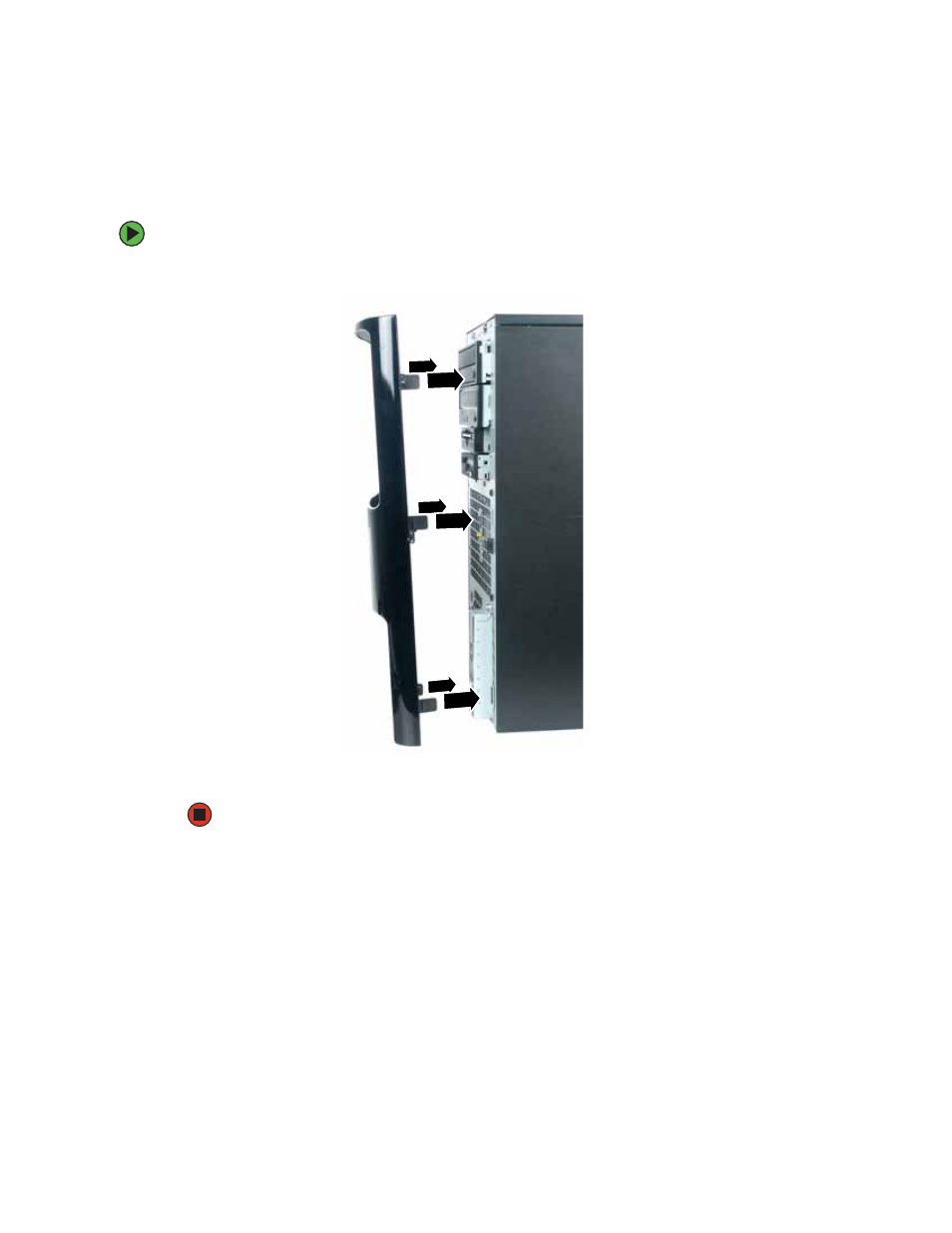 Replacing the front bezel | Gateway E-6300 User Manual | Page 58 / 136
