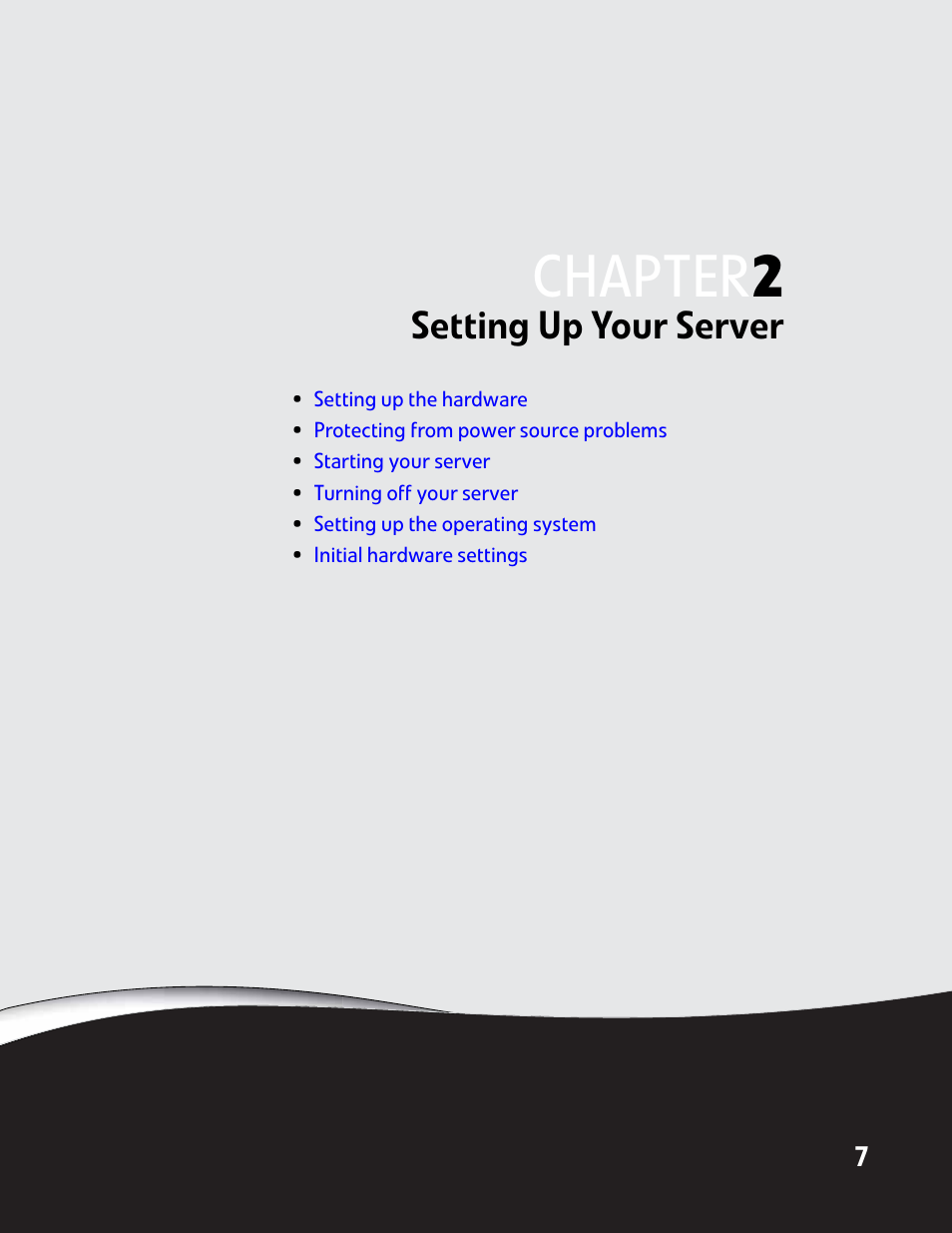 Setting up your server, Chapter 2: setting up your server, Chapter | Gateway E-9232T User Manual | Page 13 / 96