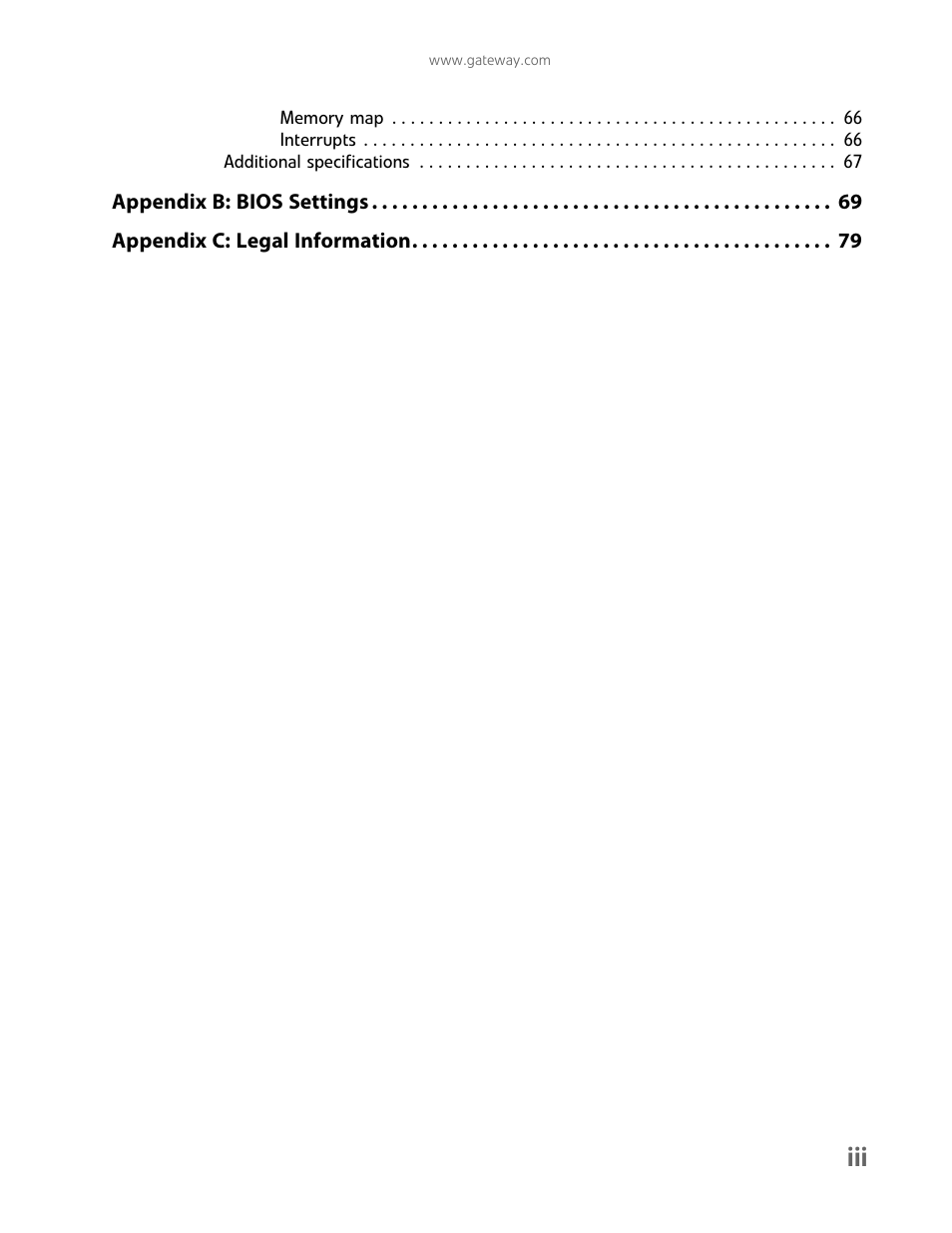 Gateway E-9232T User Manual | Page 5 / 96