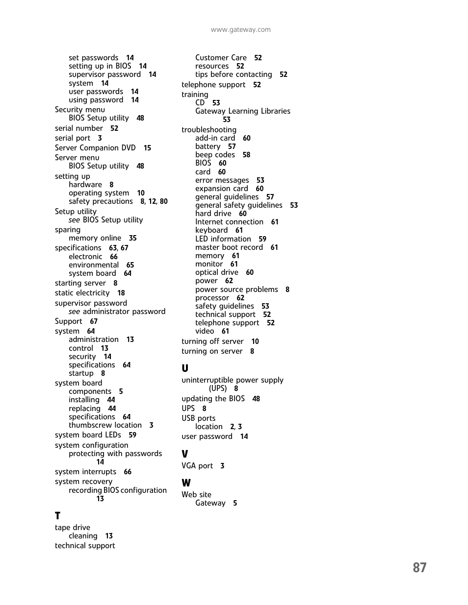 Gateway E-9232T User Manual | Page 93 / 96