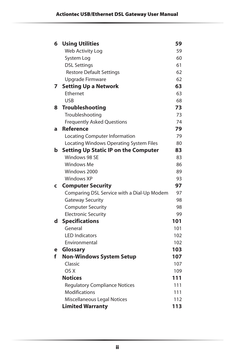 Gateway GT704 User Manual | Page 3 / 119