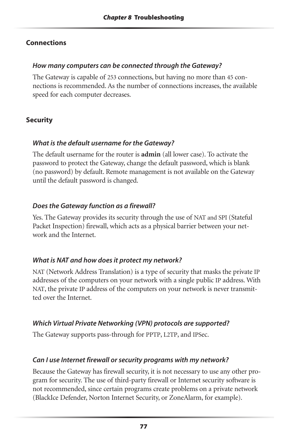 Gateway GT704 User Manual | Page 80 / 119
