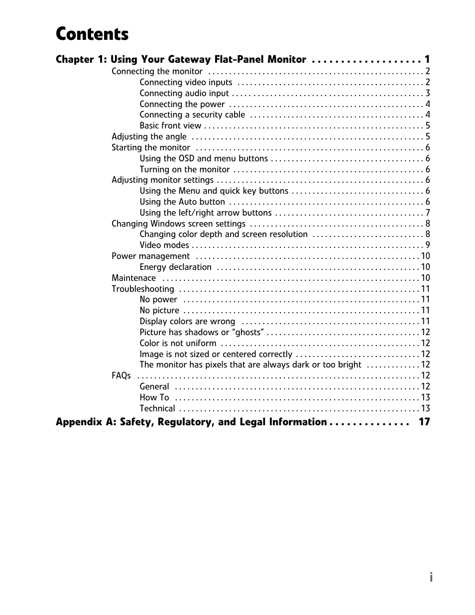 Gateway FHX2300 User Manual | Page 3 / 26