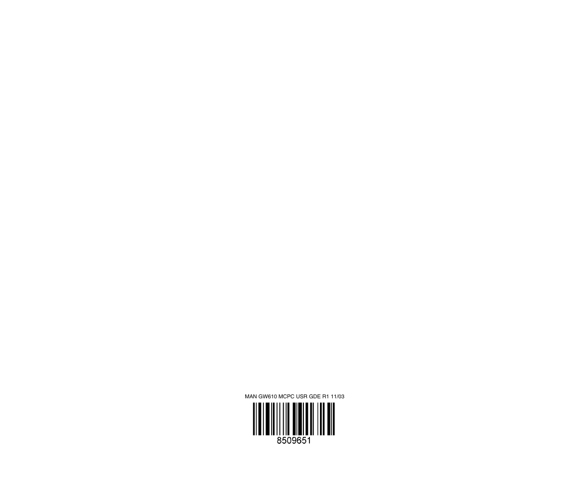 Gateway 610 User Manual | Page 108 / 108