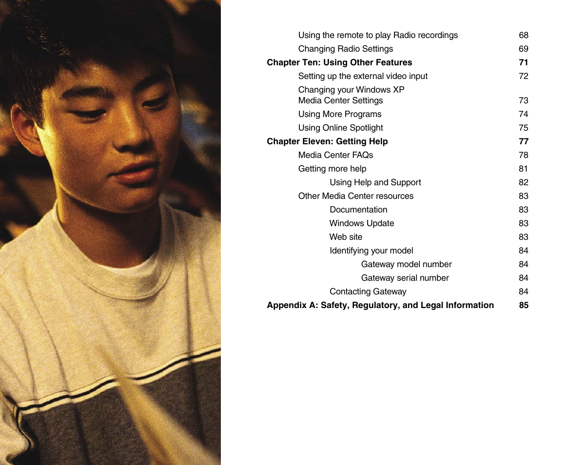 Gateway 610 User Manual | Page 5 / 108