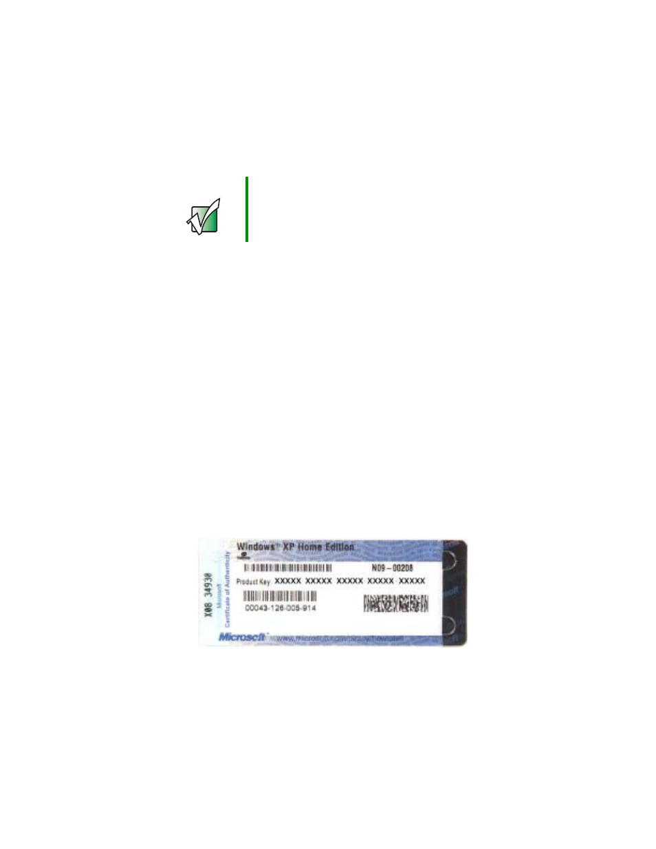 Identifying your model, Gateway model number, Gateway serial number | Microsoft certificate of authenticity | Gateway ProfileTM 5 User Manual | Page 15 / 292