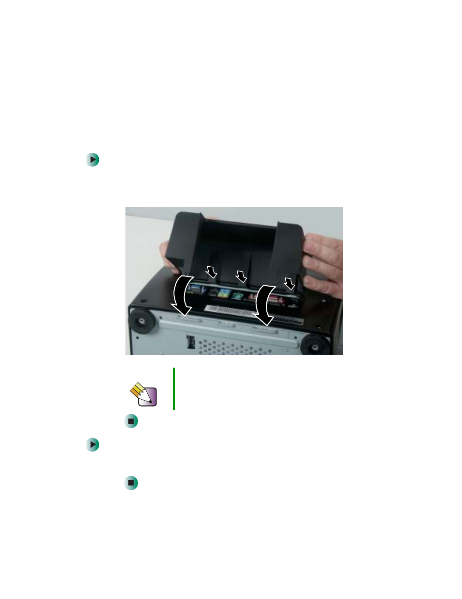 Using the cord cover, To install the cord cover, To remove the cord cover | Gateway ProfileTM 5 User Manual | Page 27 / 292