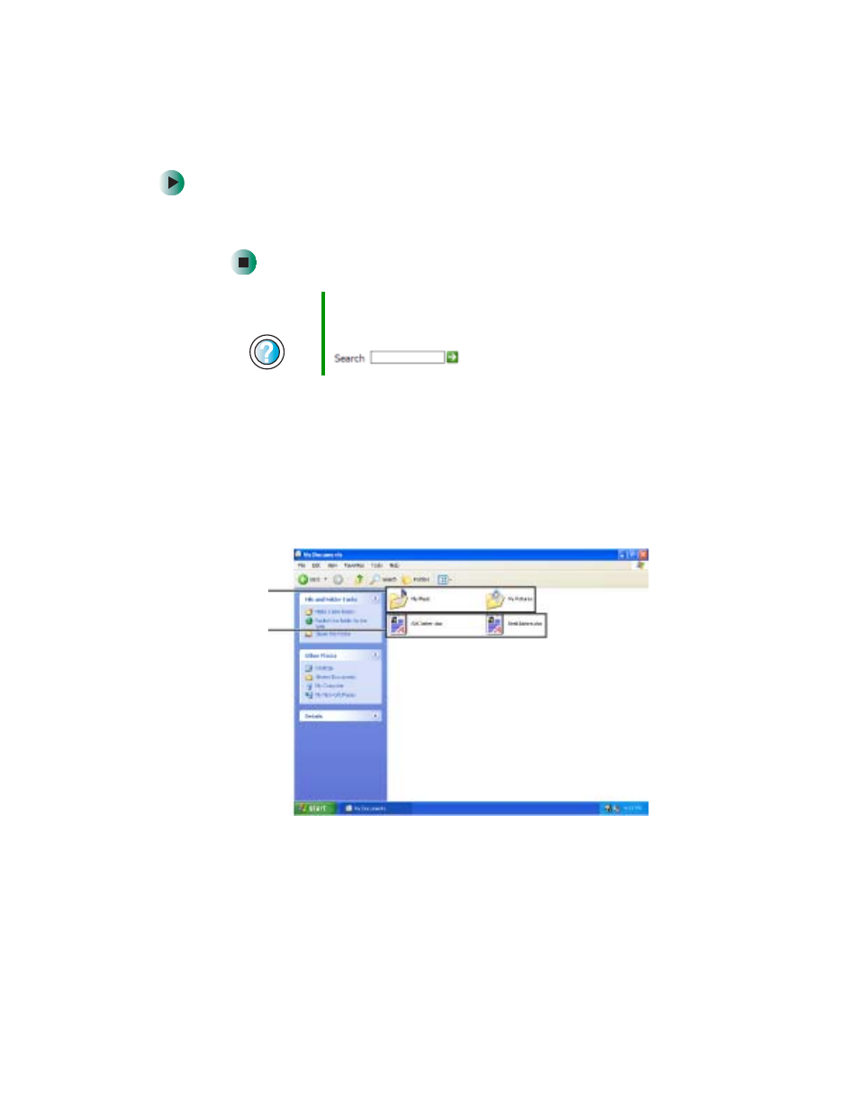 To see the files and folders on a drive, Creating folders | Gateway ProfileTM 5 User Manual | Page 55 / 292