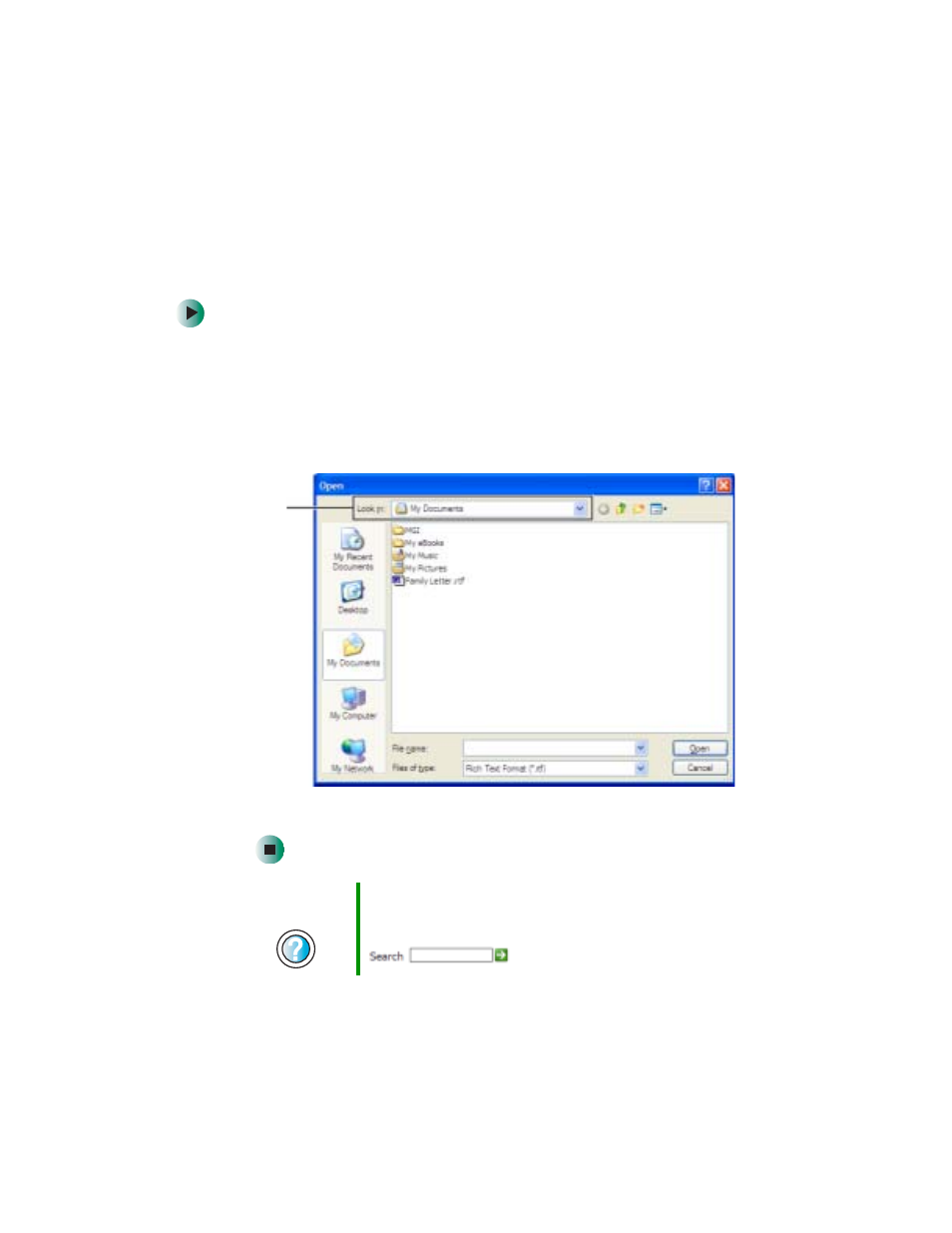 Opening a document, To open a document | Gateway ProfileTM 5 User Manual | Page 67 / 292