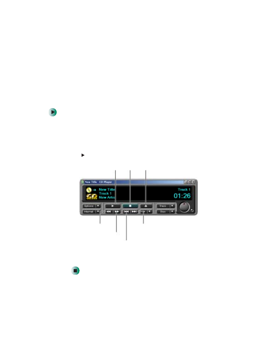 Listening to cds in windows2000, To play a cd, Listening to cds in windows 2000 | Gateway ProfileTM 5 User Manual | Page 94 / 292