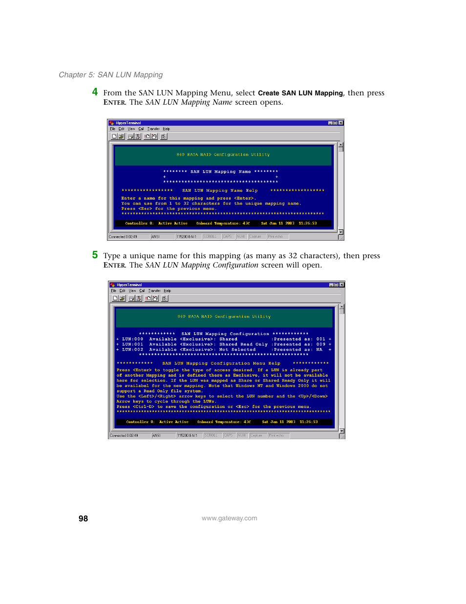 Gateway 840 VT-100 User Manual | Page 103 / 250