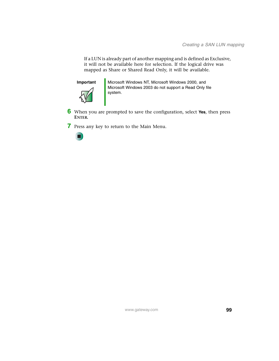 Gateway 840 VT-100 User Manual | Page 104 / 250