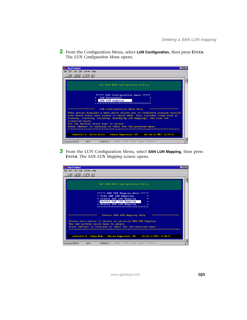 Gateway 840 VT-100 User Manual | Page 106 / 250