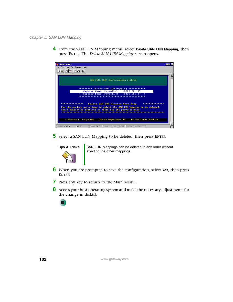 Gateway 840 VT-100 User Manual | Page 107 / 250