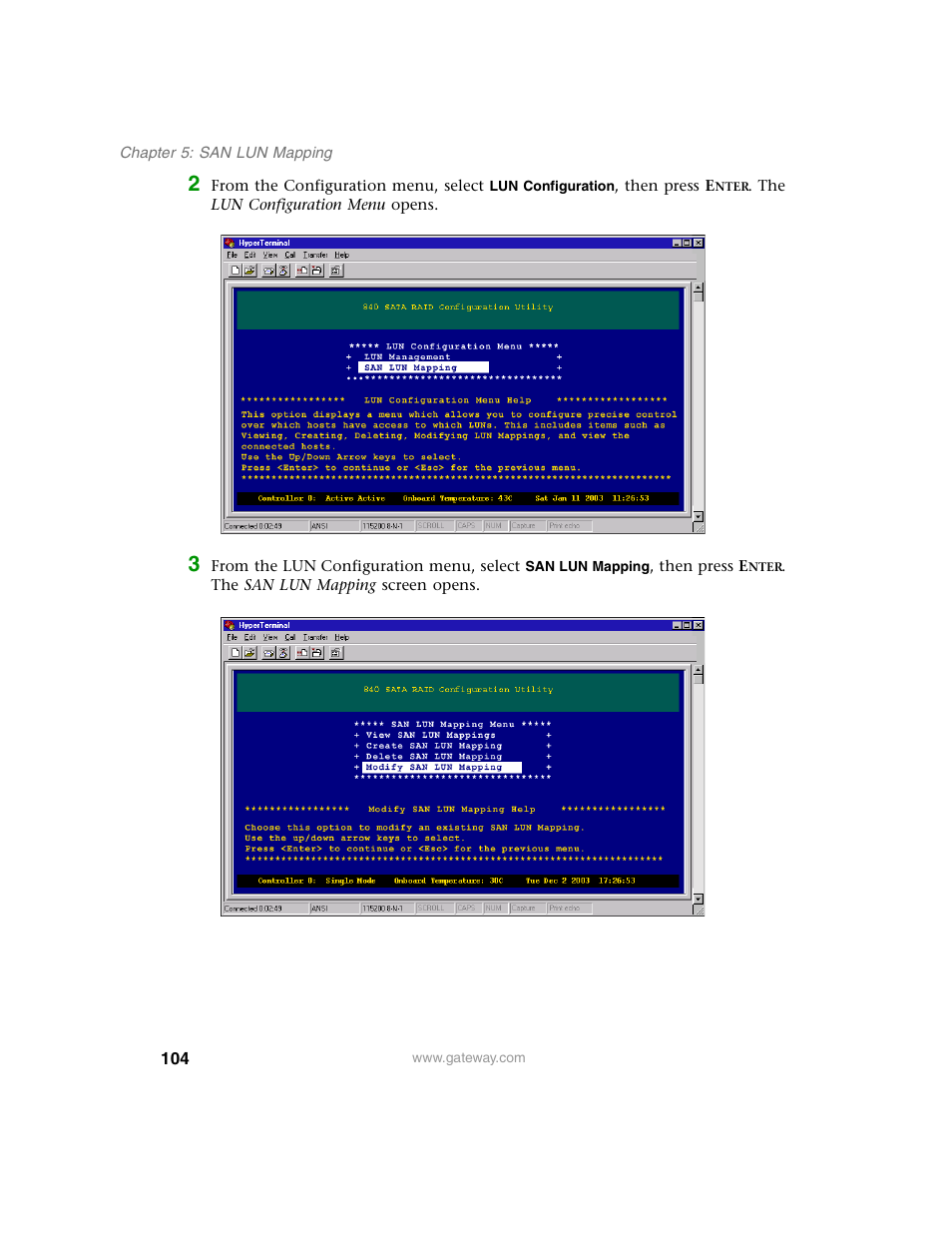 Gateway 840 VT-100 User Manual | Page 109 / 250