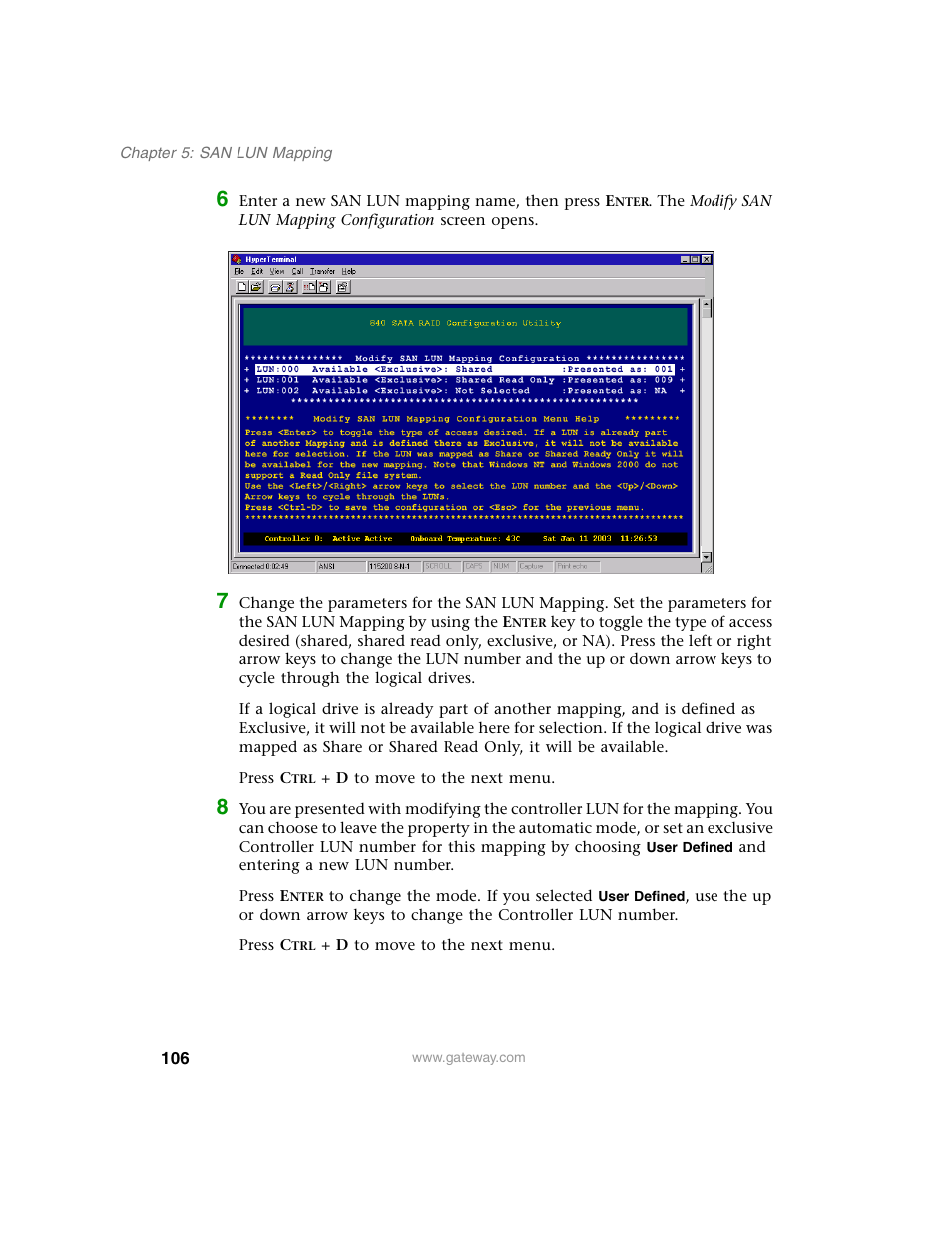 Gateway 840 VT-100 User Manual | Page 111 / 250