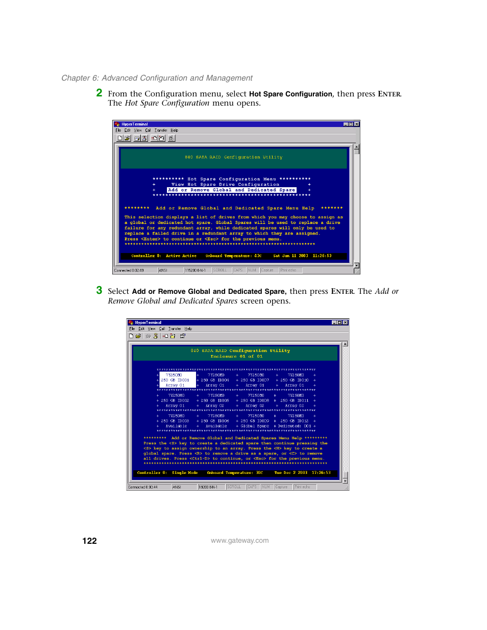 Gateway 840 VT-100 User Manual | Page 127 / 250