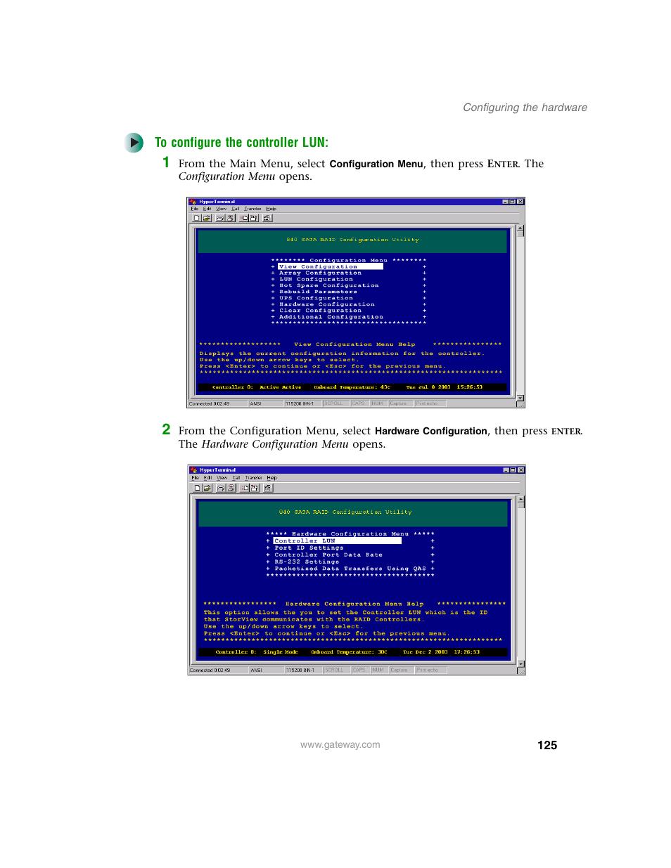 Gateway 840 VT-100 User Manual | Page 130 / 250