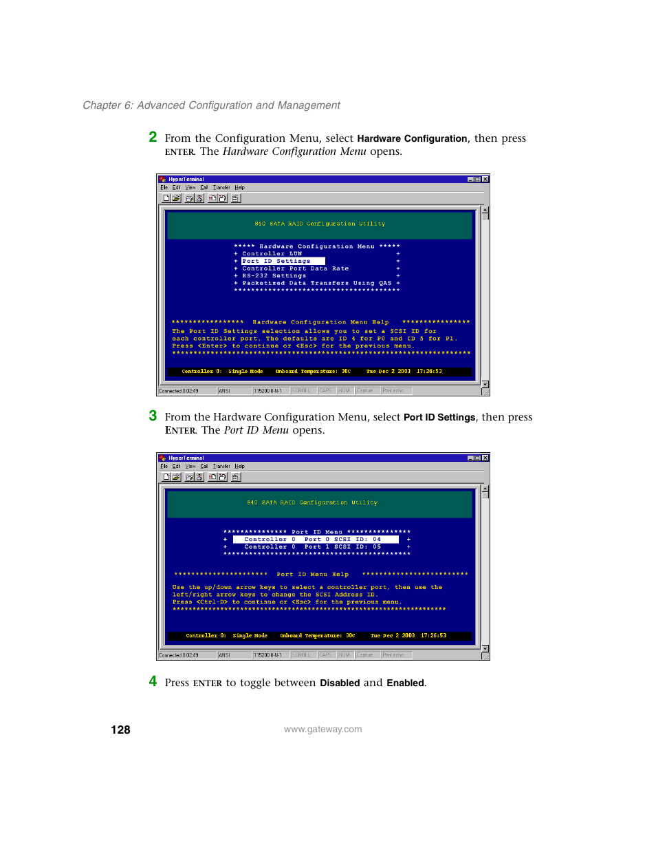 Gateway 840 VT-100 User Manual | Page 133 / 250