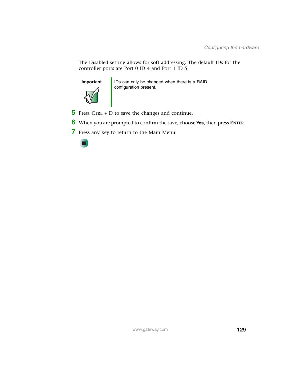 Gateway 840 VT-100 User Manual | Page 134 / 250