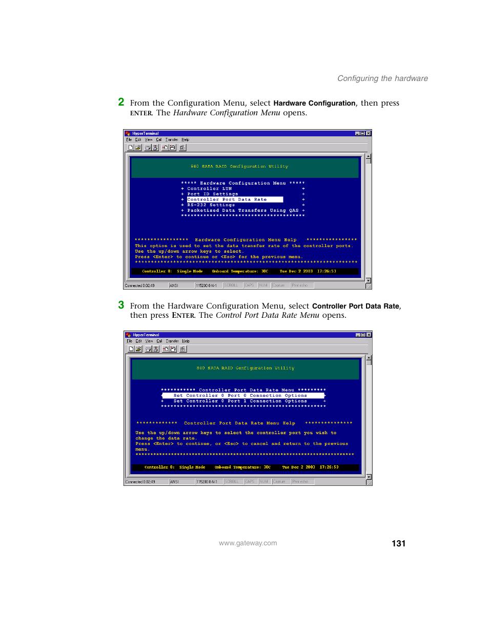 Gateway 840 VT-100 User Manual | Page 136 / 250