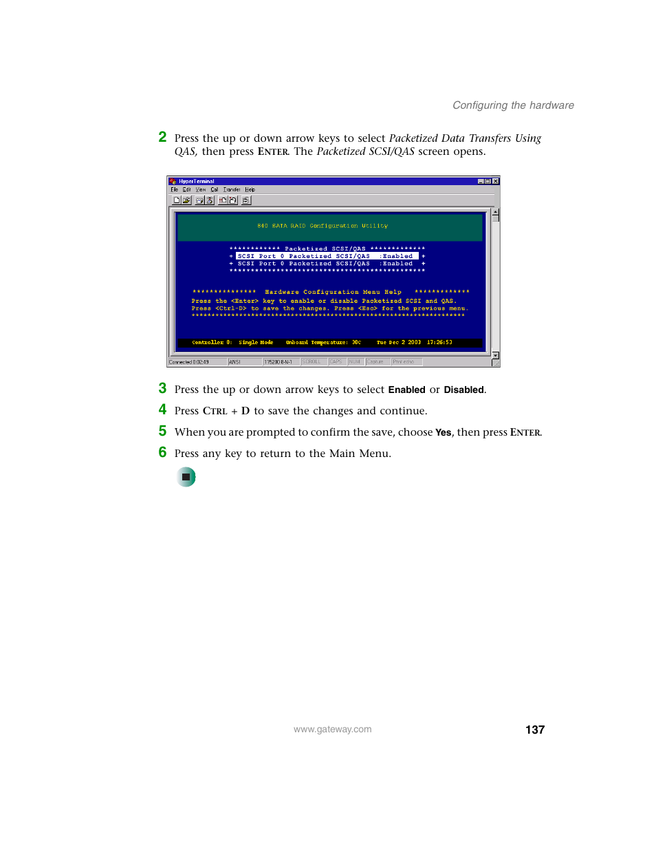 Gateway 840 VT-100 User Manual | Page 142 / 250