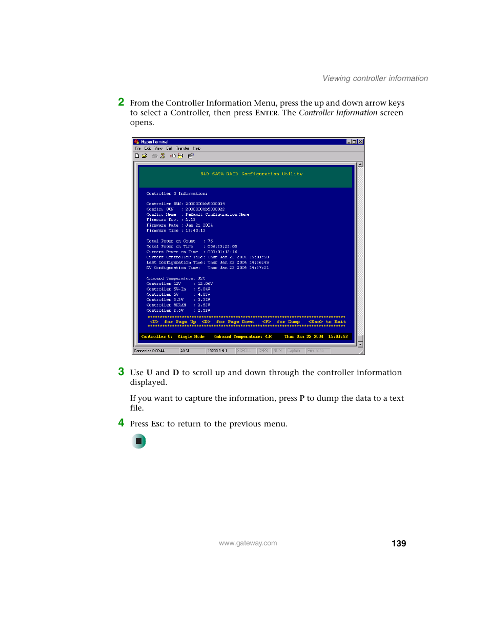 Gateway 840 VT-100 User Manual | Page 144 / 250