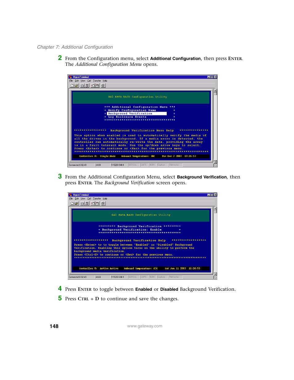 Gateway 840 VT-100 User Manual | Page 153 / 250