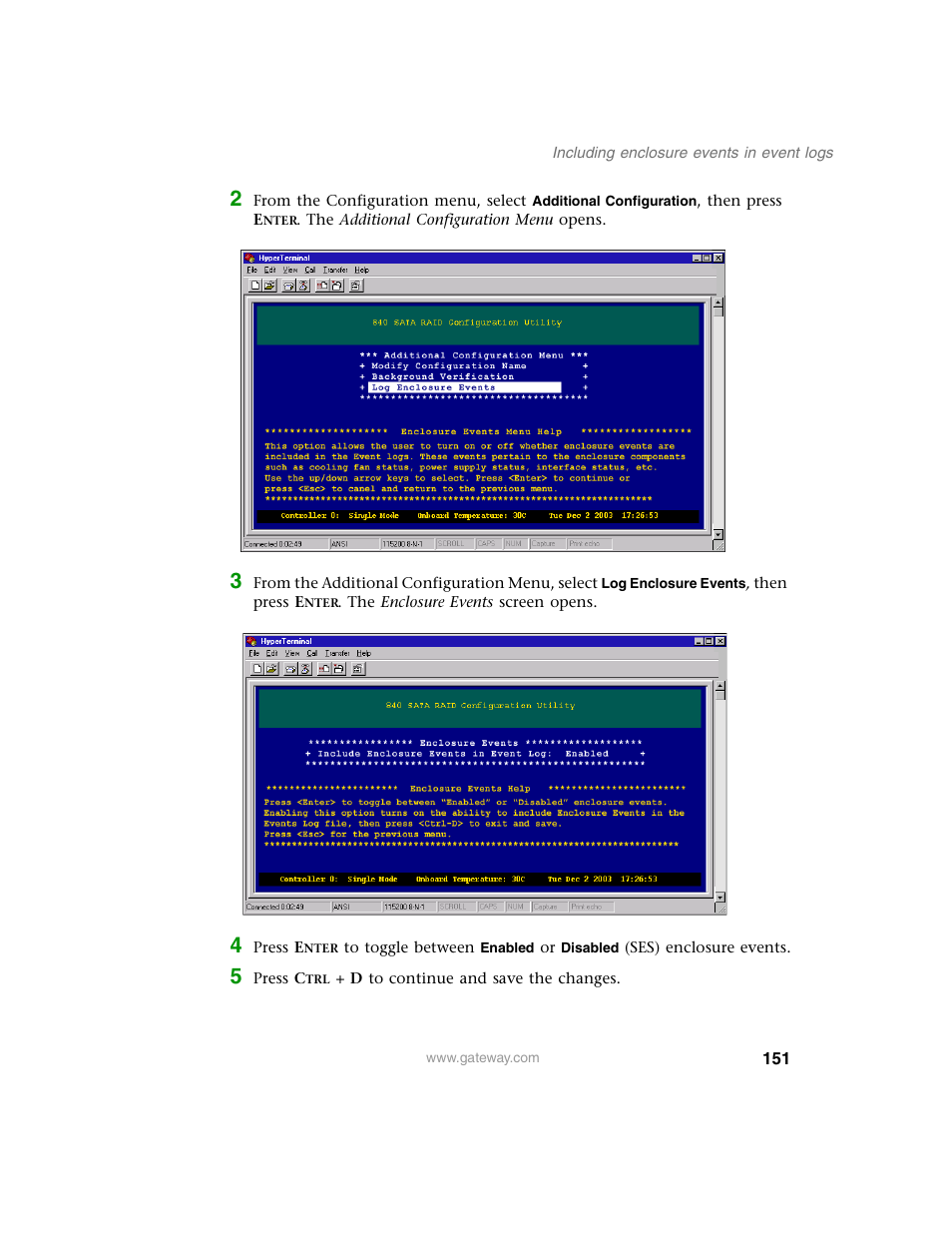 Gateway 840 VT-100 User Manual | Page 156 / 250