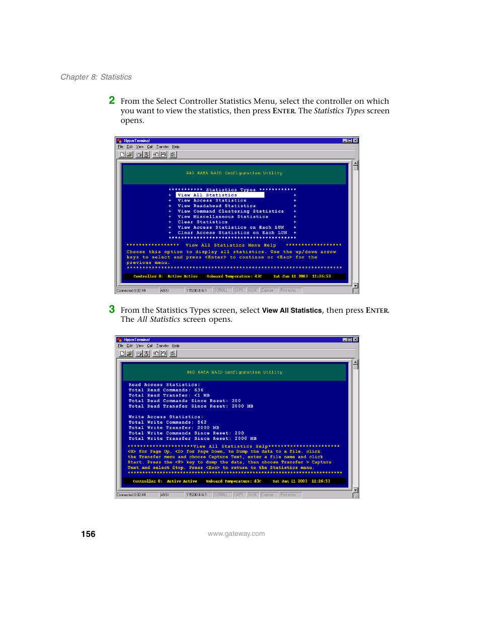 Gateway 840 VT-100 User Manual | Page 161 / 250